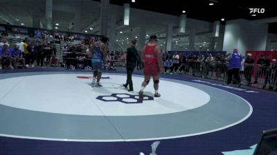 125 kg Quarters - Coby Merrill, Nyac vs Jacob Levy, Tar Heel Wrestling Club