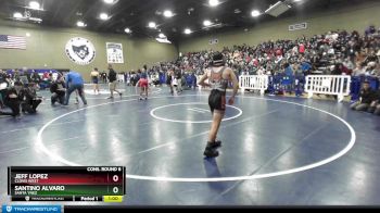 126 lbs Cons. Round 6 - Jeff Lopez, Clovis West vs Santino Alvaro, Santa Ynez