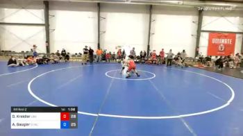 69 kg Prelims - David Kreidler, Lion's Den Wrestling Club vs Aiden Gaugler, BTWC