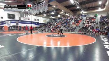 170 lbs Cons. Round 2 - Natalia Vasquez, Indio vs Jazzmine Peralta, Temecula Valley