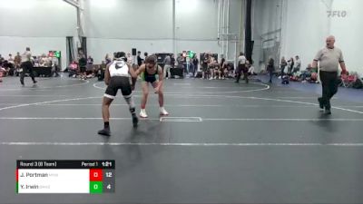 126 lbs Round 3 (8 Team) - Jacob Portman, Myland WA vs Yhantg Irwin, Bandits