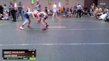 72 lbs Cons. Round 3 - Beckett (Willie) Kurtz, Sly Fox vs Colton Hogue, Terminator Wrestling Academy