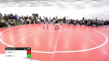 52 lbs Quarterfinal - Oakley Leese, Dover vs Branson Wolfe, Lewisburg