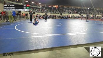 118 lbs Round Of 16 - Hanley Heflin, Northeast Take Down Club vs Kamdyn Kerth, Weatherford