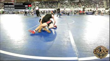 126 lbs Consi Of 16 #1 - Luke Mendez, NORTH DESOTO WRESTLING ACADEMY vs Daxton Bean, Elgin Wrestling