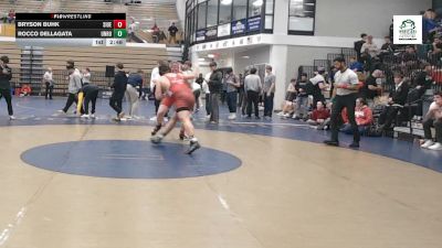 285 lbs 5th Place - Bryson Buhk, Southern Illinois vs Rocco Dellagata, Unrostered- Spartan Combat RTC