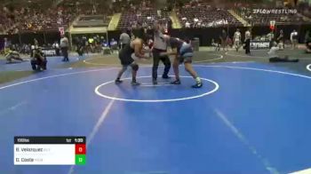 190 lbs Quarterfinal - Brian Velazquez, Elite Force WC vs Diego Costa, Yucaipa