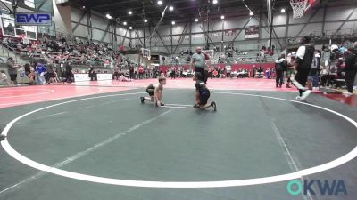 49 lbs Rr Rnd 3 - Kayson Jones, Tulsa Blue T Panthers vs Ryder Jenkins, Beggs Youth Wrestling Program