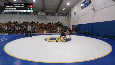 130 lbs Cons. Round 2 - Justin Giard, Oak Ridge vs Marthell Buenrostro, Los Banos