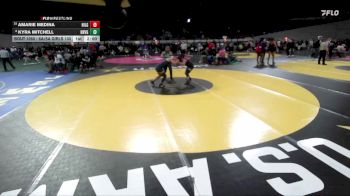 6A/5A Girls 130 Champ. Round 1 - Amarie Medina, Hillsboro Girls vs Kyra Mitchell, Hood RIver Valley Girls