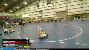 106 lbs Quarters & Wb (16 Team) - Marcus Aleman, Idaho 1 vs Mason Carlson, Sanderson Wrestling Academy