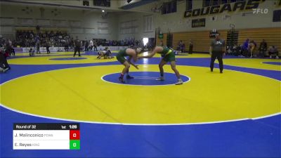 153 lbs Round Of 32 - Jack Malinconico, Poway vs Eli Reyes, Kingsburg