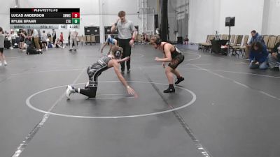 100 lbs Placement (4 Team) - Lucas Anderson, SMWC WOLFPACK vs Rylee Spahr, Steller Trained Gold