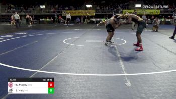 197 lbs Quarterfinal - Stephano Magny, Springfield Tech vs Sione Halo, Grays Harbor