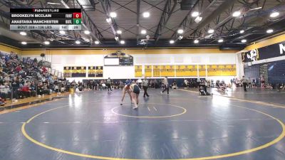 136 lbs Consy 4 - Brookelyn McClain, Fort Cherry vs Anastasia Manchester, Butler