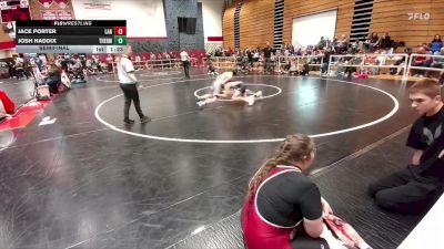 105B Semifinal - Josh Haddix, Thermopolis Middle School vs Jace Porter, Lander Middle School
