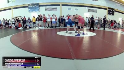 285 lbs 3rd Place Match - Maximus Forrester, Red Cobra Wrestling Academy vs Triston Meschede, Portage Wrestling Club