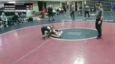 121 lbs Round 3 (4 Team) - Evan Boesch, Centennial, MN vs Ethan Busby, Vacaville, CA