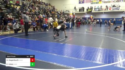 78 lbs Semifinal - Adam Hagenbuch, American Dream W.C. vs Carter Ickes, Chestnut Ridge