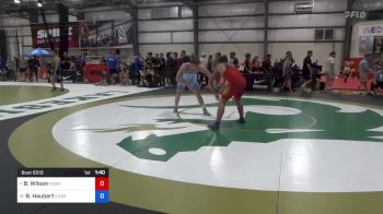 79 kg Consi Of 16 #1 - Bubba Wilson, Nebraska Wrestling Training Center vs Benjamin Haubert, Charleston Regional Training Center