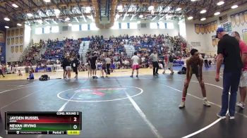 106 lbs Cons. Round 2 - Nevan Irving, Harmony vs Jayden Russel, AAWA