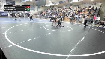 150 lbs Cons. Round 2 - Matthew Deller, Canyon vs Dylan DeVries, La Mirada