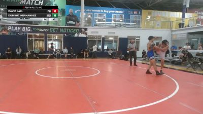 122 lbs Rr Rnd 3 - David Lall, Parabellum - HSC vs Dominic Hernandez, Broad Axe Gold - HSC