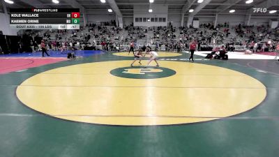 106 lbs Consi Of 64 #2 - Kole Wallace, OH vs Kaemen Orine, MO