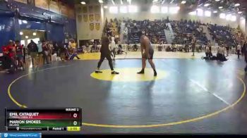 220 lbs Round 2 - EMIL CATAQUET, Cypress Creek H S vs Marion Smokes, Deland