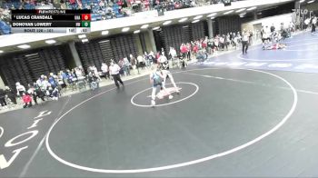 101 lbs Champ. Round 2 - Lucas Crandall, Unattached vs Donovan Lowery, Normal West