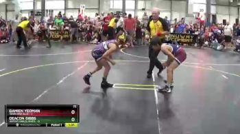 72 lbs Round 1 (6 Team) - Deacon Gibbs, Untouchables White vs Damien Yeoman, Team Iowa Blue