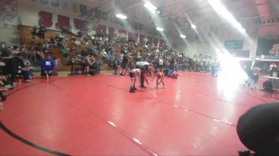 59-64 lbs Round 2 - Roman Galvan, SoCal Grappling Club vs Orlando Pinon, Hemet Youth Wrestling Club