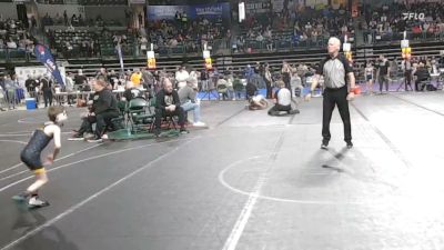 45 lbs Consi Of 16 #2 - Roman Dubkovetskyi, Red Nose vs Santino DePinto, Wrecking Crew Wrestling Academy