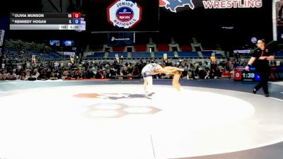 105 lbs 3rd Place Match - Olivia Munson, California vs Kennedy Hogan, Illinois