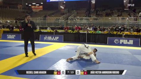 João Victor Ambrosini Ribeiro vs Reedell Cano Aragon 2025 Pan Jiu Jitsu IBJJF Championship