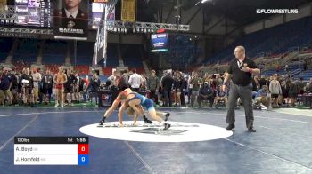 120 lbs Rnd Of 64 - Aiden Boyd, Oklahoma vs James Homfeld, Missouri