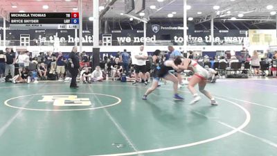 170 lbs Rr Rnd 4 - Michaela Thomas, Triumph Trained - Girls vs Bryce Snyder, Lady Assassins