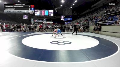 106 lbs Cons. Rd Of 32 - Spenser McCammon, IN vs John McKay, MI