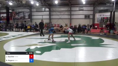 70 kg Consi Of 64 #2 - Jalen Spuhler, Ranger Wrestling Club vs Benny Rogers, Spartan Combat RTC/ TMWC