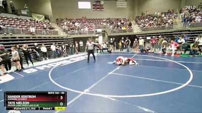 83 lbs Quarterfinal - Xander Edstrom, Hammers Academy vs Tate Nielson, Payson Lions Wrestling Club