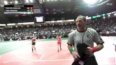 98 lbs Quarterfinal - Aria Osborne, LDYA vs Taelynn Camacho, PBW2