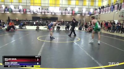 144 lbs Quarterfinal - Rylan Gaul, Iowa vs Ryan Groom, Moyer Elite Wrestling