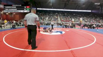 2A-132 lbs 1st Place Match - Trey Schneider, Upton vs Cannon Boren, Thermopolis