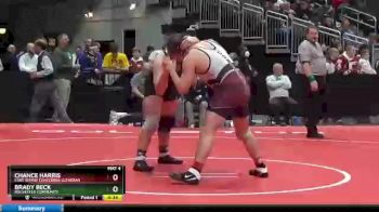 220 lbs Cons. Round 1 - Chance Harris, Fort Wayne Concordia Lutheran vs Brady Beck, Rochester Community