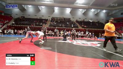 120 lbs 3rd Place - Kenneth Matias-Heaney, Cohesion Wrestling Academy vs Clayton Evdaily, Tonkawa Takedown Club