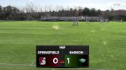 Replay: Springfield vs Babson | Nov 7 @ 1 PM