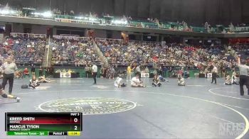 1A 120 lbs Quarterfinal - Marcus Tyson, Pamlico County vs Kreed Smith, Rosman