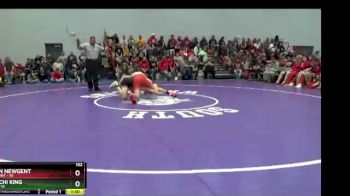 152 lbs Semis & Wb (16 Team) - Malachi King, Cowan vs Kaden Newgent, Southmont