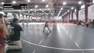 76 lbs Round 1 (8 Team) - Matthew Bly, Mat Assassins Gray vs Marco Franco, Parabellum MS