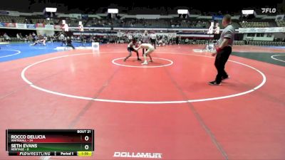 132 lbs Semis & Wb (16 Team) - Rocco DeLucia, Whitehall vs Seth Evans, Heritage